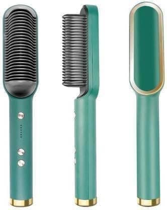 VarniADR Hair Straightener, Hair Styler Comb – 5-in-1 Electric Hair Styling Tool for Straightening, Curling, Combing & Volumizing – PTC Ceramic Heater & Negative Ion Technology – Auto Shut-Off