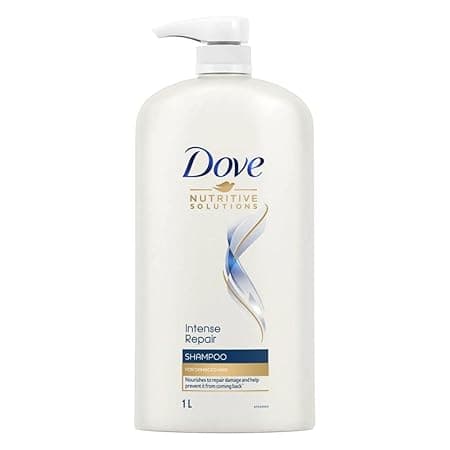Dove Intense Repair Shampoo 1 L|| Repairs Dry and Damaged|| Strengthening Shampoo for Smooth & Strong Hair - Mild for Men & Women