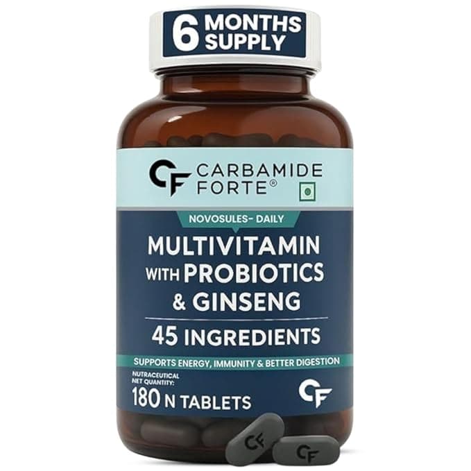 Carbamide Forte Multivitamin Tablet for Men Gym | Multi vitamin Tablet for Men | Multi Vitamin for Mens for Daily Immunity & Energy Support | 180 Tablets