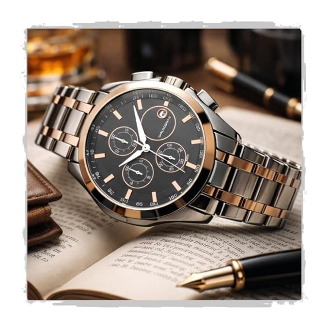 AMERICANVIBER® Affordable Men’s Wrist Watch Under 499 |Men Watch | Classic Round Dial | Quartz Movement | Stainless Steel Belt | Lightweight & Durable Design | Analog Display | Trendy Party & Office Wear