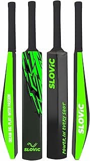 Slovic Cricket Bat [90 x 10.5 CM] | Full Size Tennis Bat for Cricket | Cricket Bat-Ball for All (Above 14 Years) | Plastic Bat for Indoor Tournament | Lightweight Fiber Bats for Cricket kit