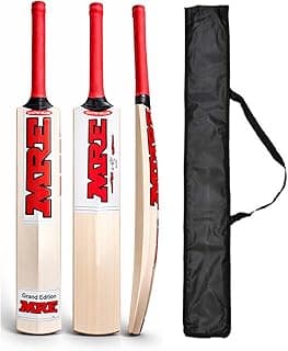 Popular Willow Wooden Cricket Bat with Cover for Kids Boys & Girls (Size 3 for 5 to 8 Year Old)