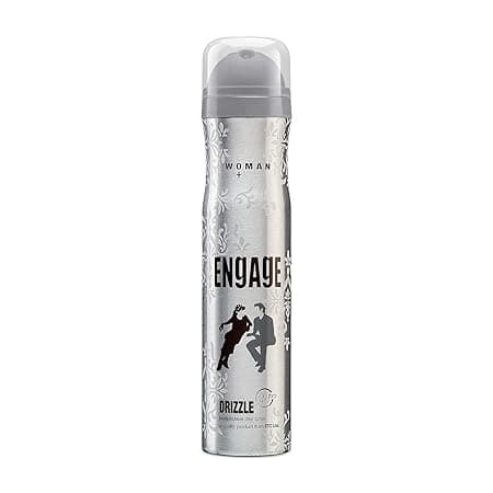 Engage Drizzle Deodorant Spray for Women 150ml | Floral & Lavender | 24hr Freshness | Long Lasting | Skin Friendly | Dermat Tested | Deodorants Woman | Body Spray Women | Try Engage W2 Perfume Spray