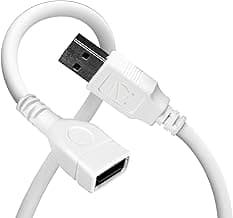 Zebronics USB Extension Cable, 3 Meter Length, 480Mbps Data Transfer, Full Copper Core, Nickel-Plated Connectors, Durable Build, For TV, Laptop, PC, Hard Drive, Gamepad (UEC30)
