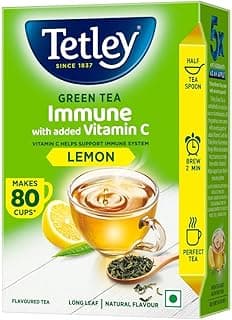 Tetley Long Leaf Green Tea, Lemon, 100g