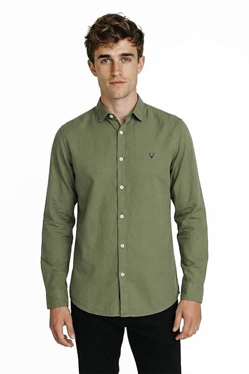 Allen Solly Men’s Casual Shirt | Regular Collar | Soft Breathable Fabric | Everyday Smart Casual Wear