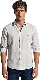 Allen Solly Men’s Casual Shirt | Regular Collar | Soft Breathable Fabric | Everyday Smart Casual Wear