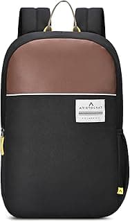 Aristocrat Lava 17 Inch Compatible Laptop Backpack 25L | Premium Durable Fabric | 2 Compartments with Side Bottle Pocket | Padded Backpanel | Office & Travel Backpack for Men & Women