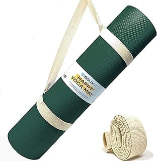 Boldfit Yoga Mats For Women and Men Exercise For Home Workout Gym Anti Slip EVA Material Yoga Mat 4Mm For Kids Gym Mats - Green