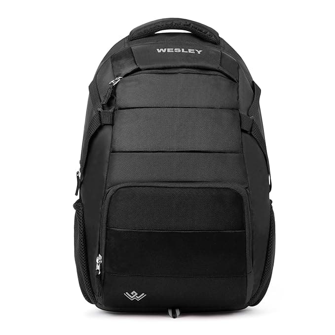 Wesley Ignite Laptop Backpack, Water Resistant, Premium Fabric, 16-inch Laptop Sleeve Compartment