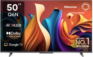 Hisense Q6N 126 cm (50 inch) QLED Ultra HD (4K) Smart Google TV with Dolby Vision Atmos Far Field Voice Control Smooth Motion Rate Online at best Prices In India