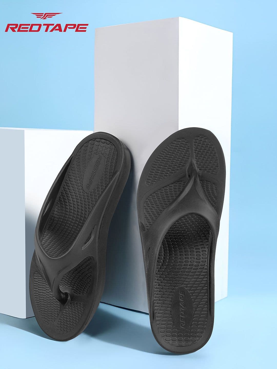 Red Tape Red Tape Men Lightweight Rubber Thong Flip-Flops