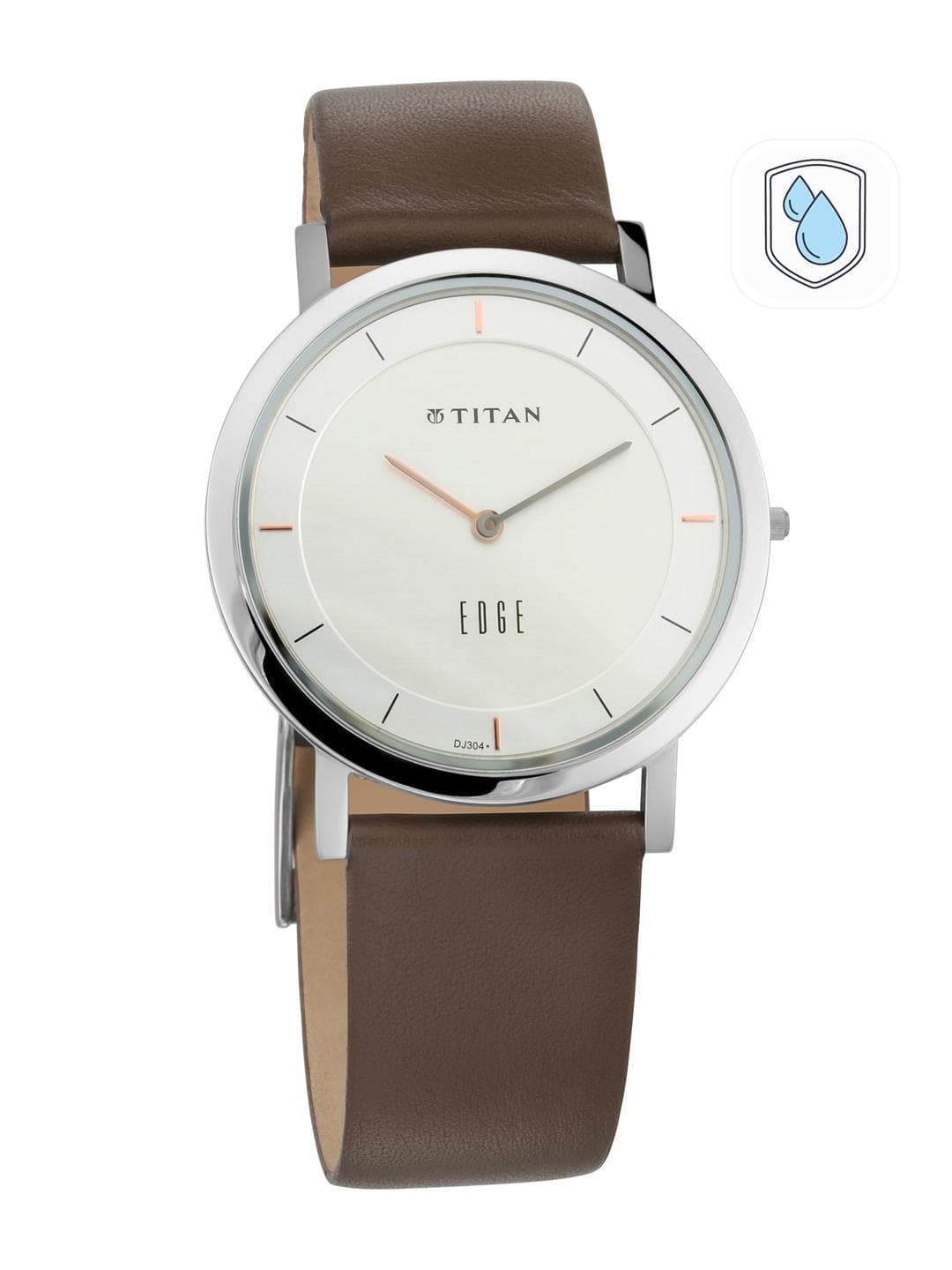 Titan Edge Quartz Analog With Silver Dial Watch For Men - Nt1595sl03