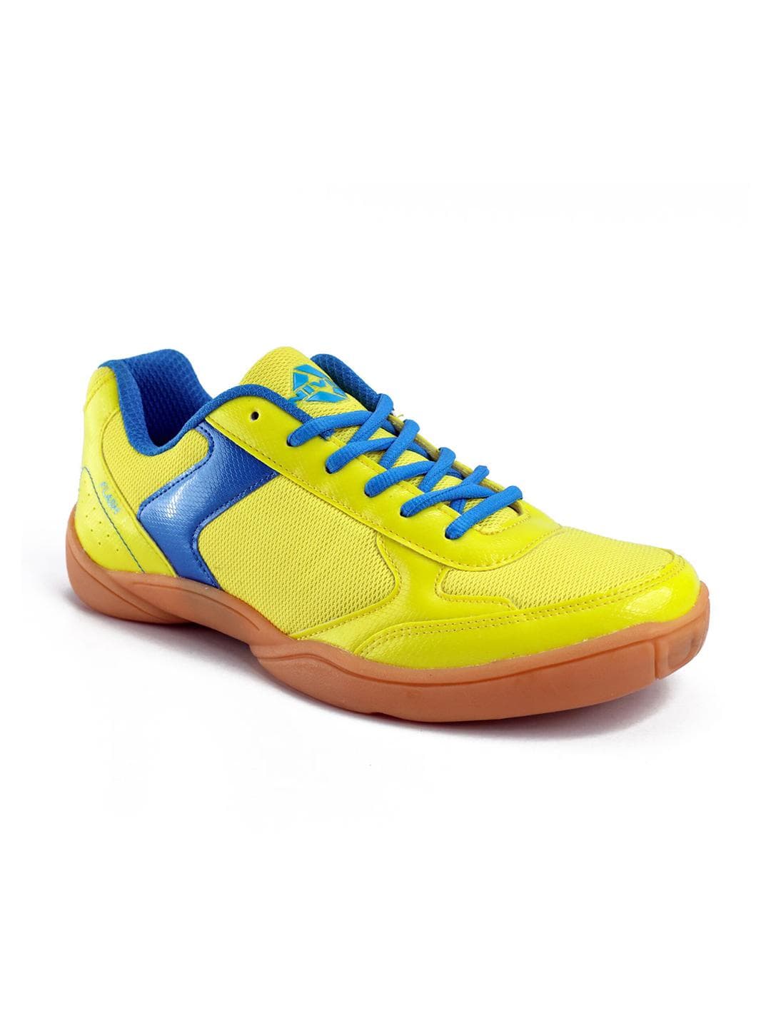 Buy NIVIA Men Flash Yellow Mesh Badminton Non Marking Shoes - - Footwear for Men