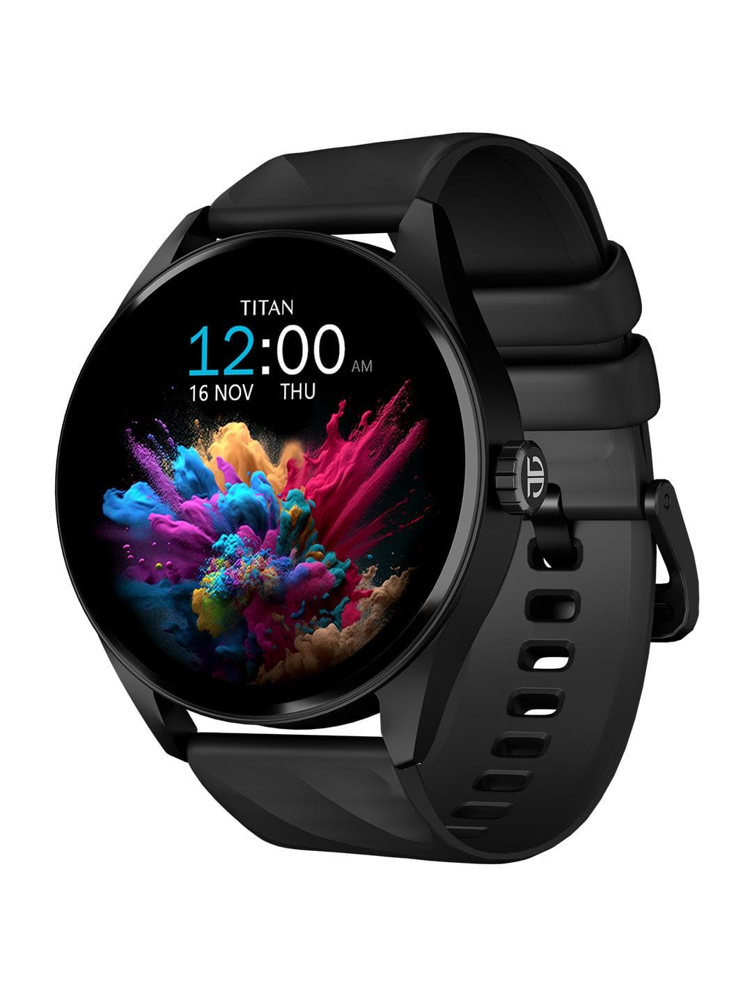Crest 1.43 AMOLED AOD Working Crown BT & SOS Calling Health Suite IP68 Smart Watch