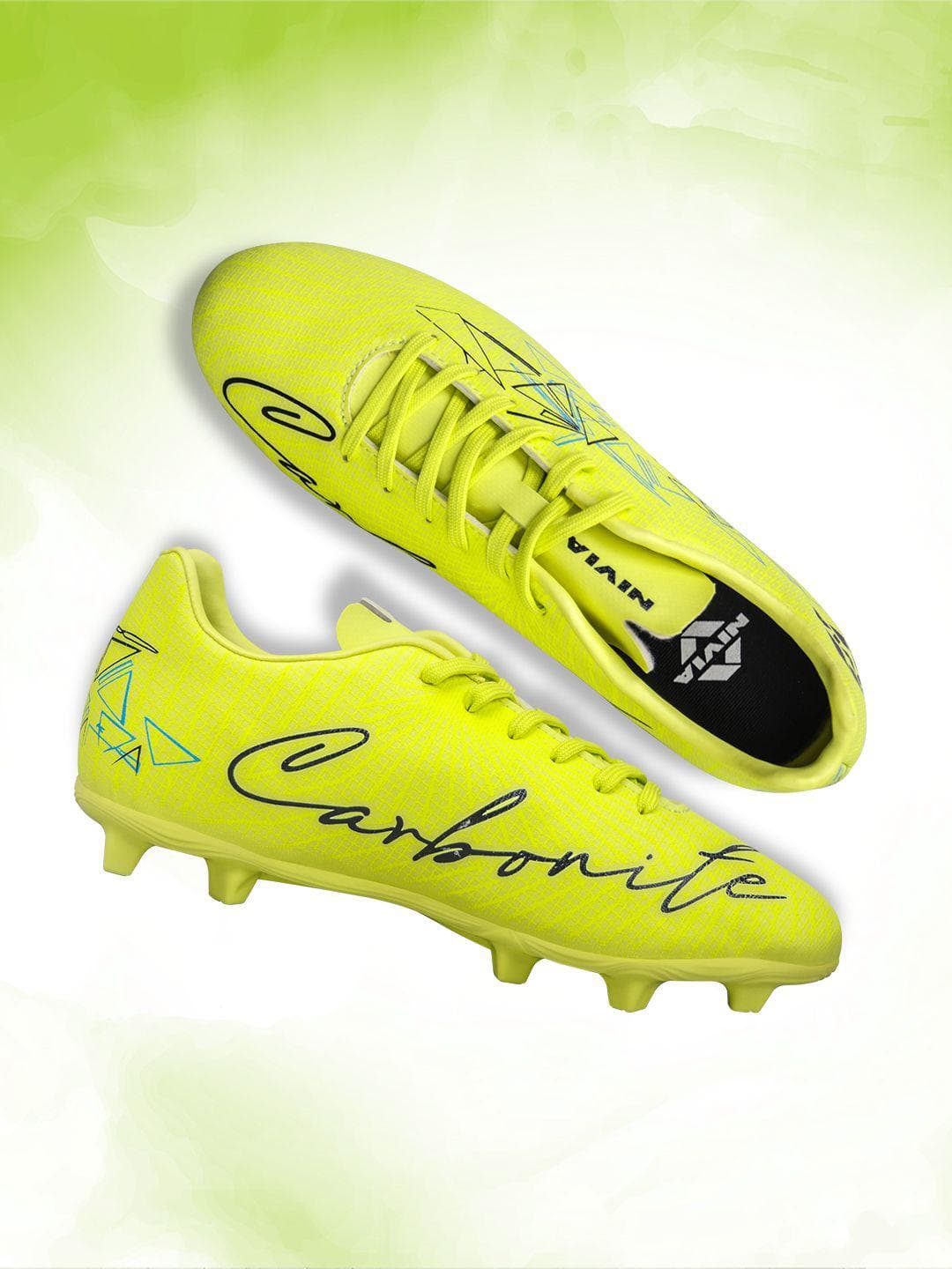 Buy NIVIA Carbonite 7.0 Football Studs With Synthetic Leather And TPU Sole For All Surfaces - - Footwear for Men