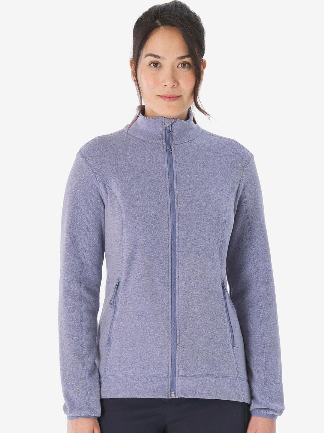 Decathlon Quechua - Women Purple MH100 Breathable Mountain Hiking Fleece Jacket