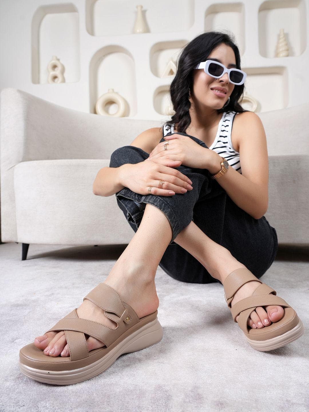Roadster Women Flatform Heel Sandals