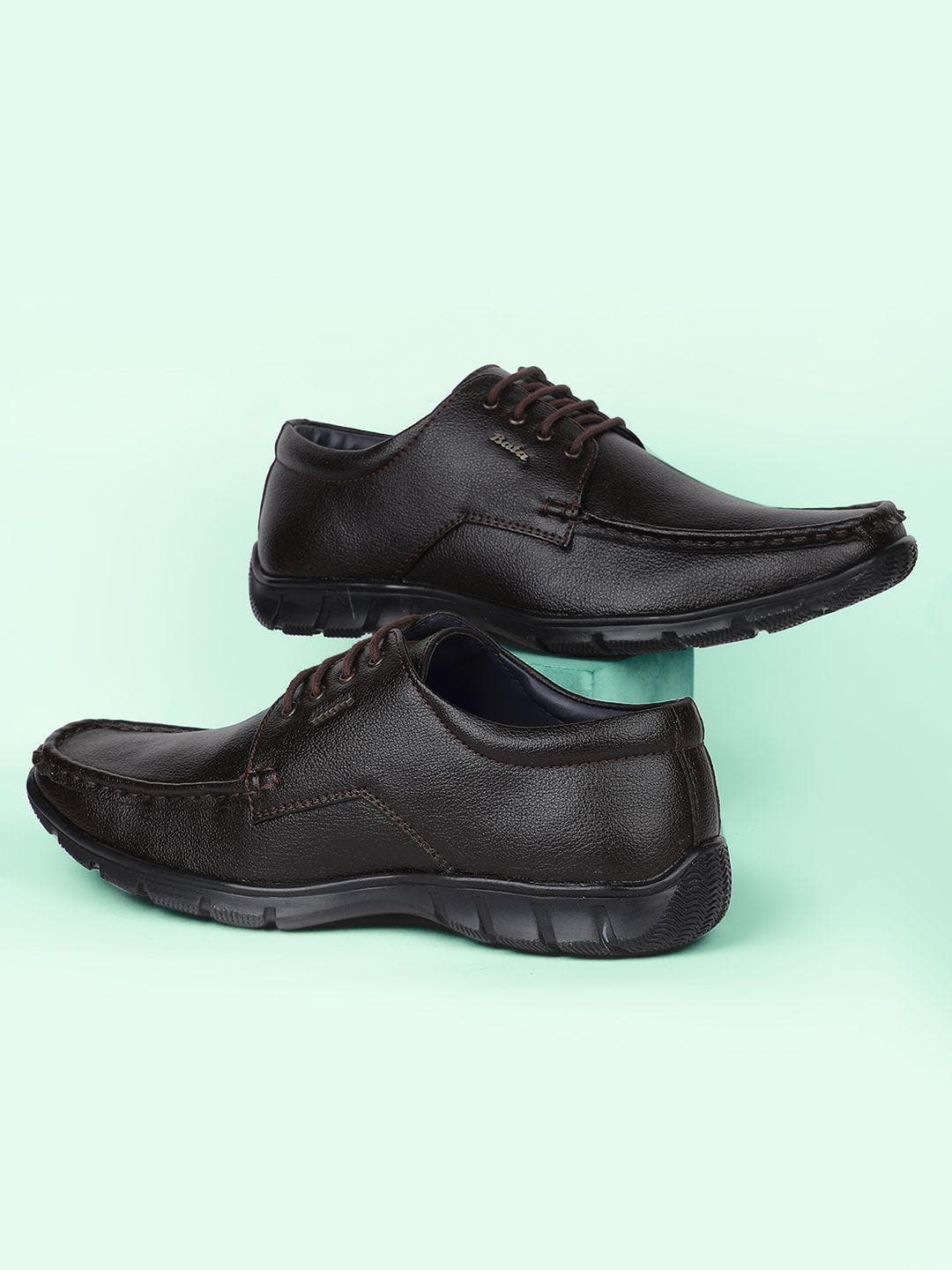 Bata Men Lace-Up Formal Derby Shoes