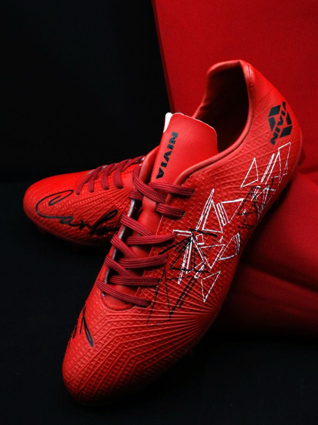 Buy NIVIA Carbonite 7.0 Crest With Lightweight Football Studs For Hard & Grassy Surfaces - - Footwear for Men