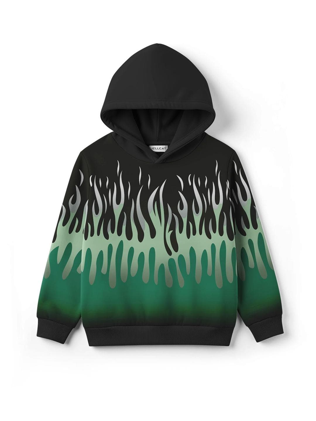 HELLCAT Boys Printed Hooded Pullover Sweatshirt