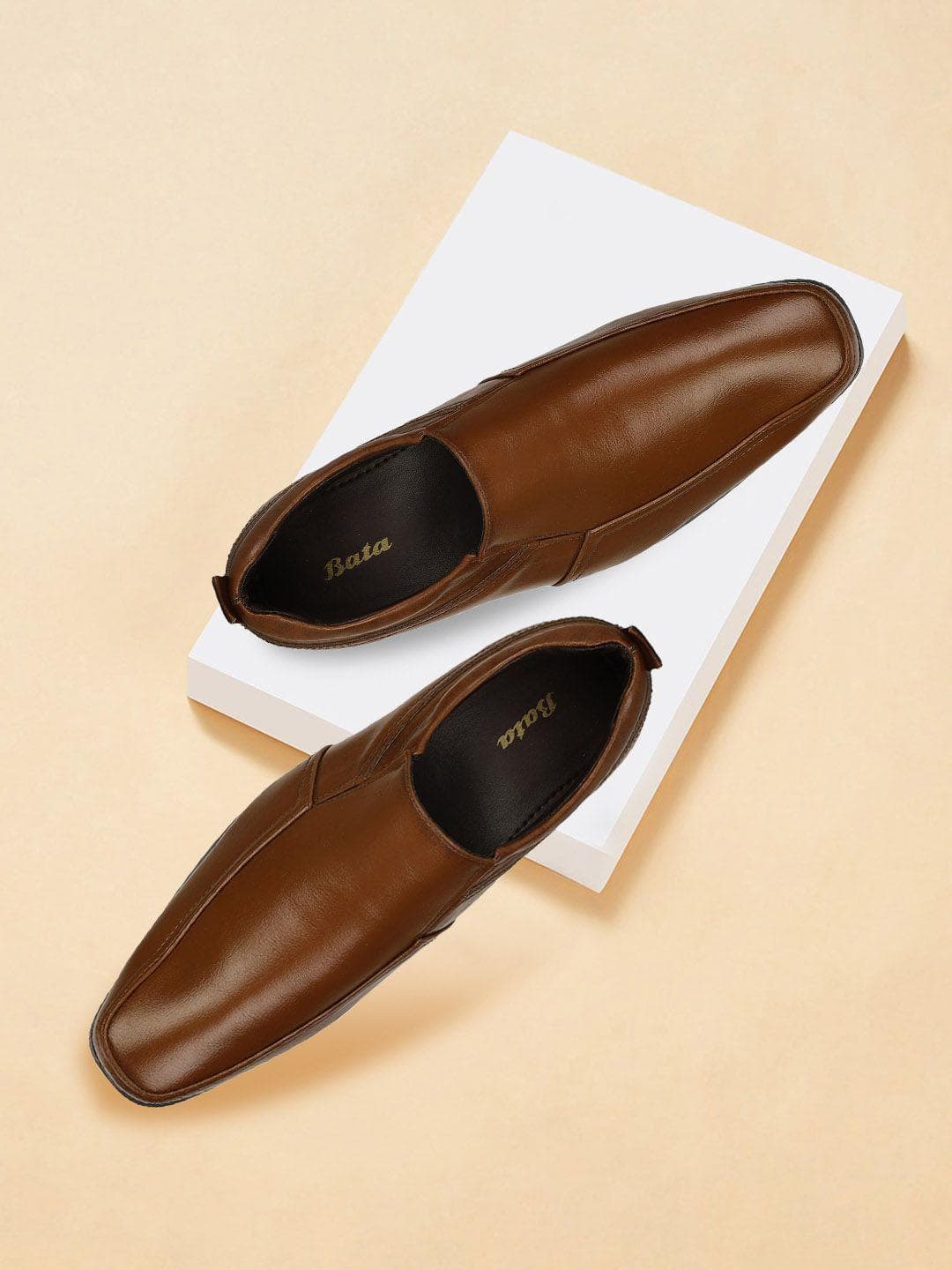 Bata Men Comfortable & Durable Formal Slip-Ons Shoes