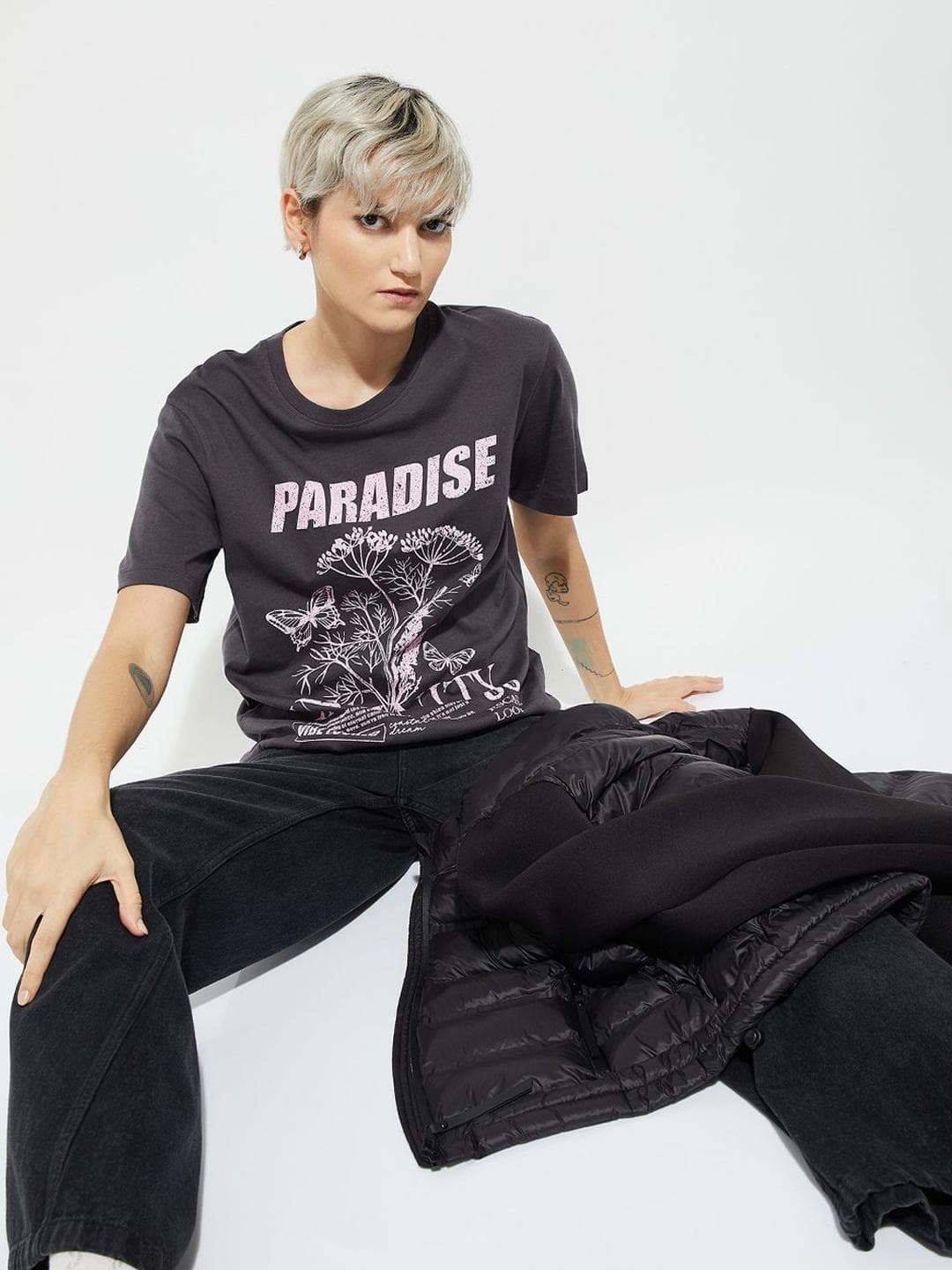 max Women Typography Printed T-shirt