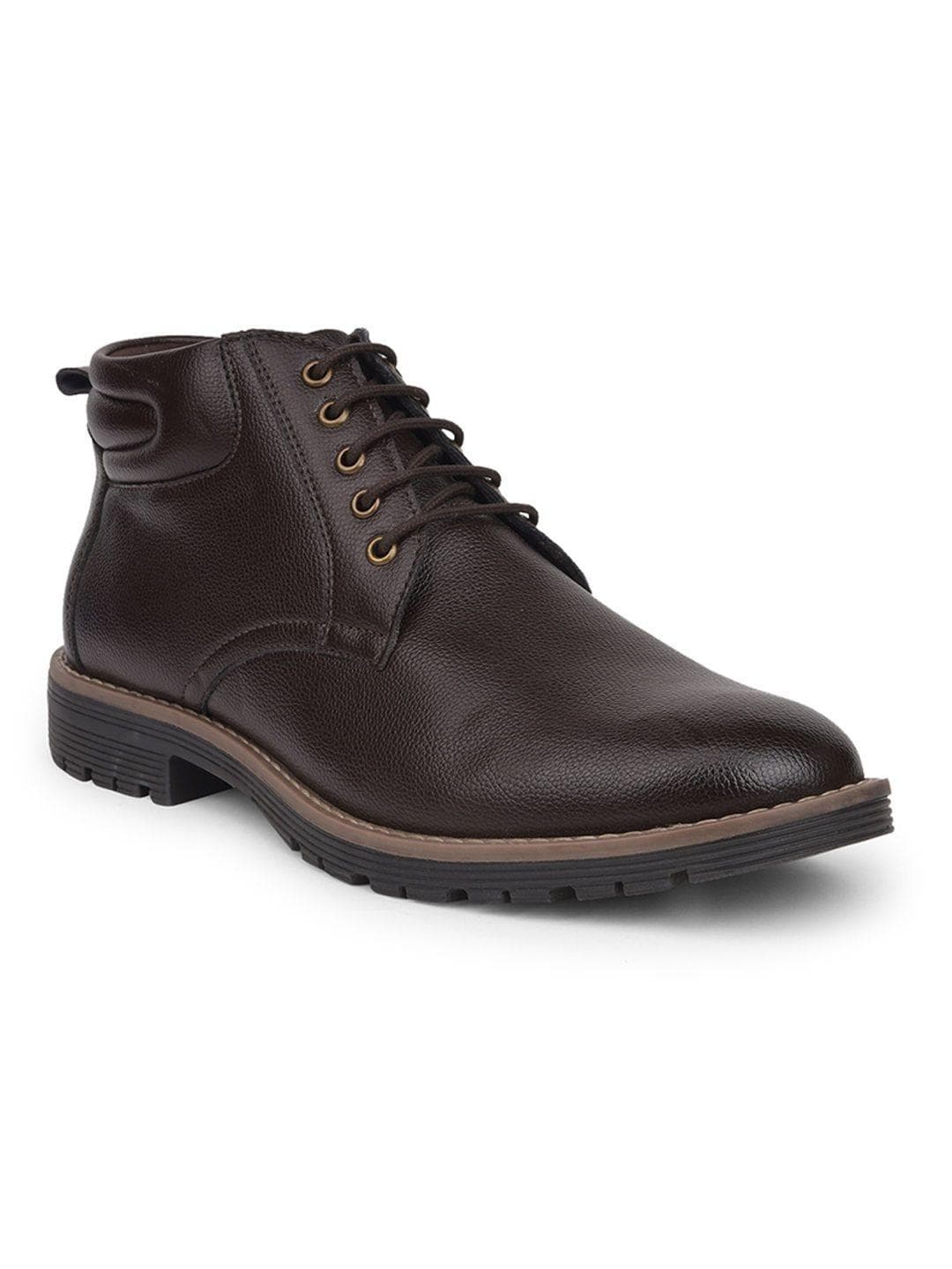 Bata Men Round Toe Boots