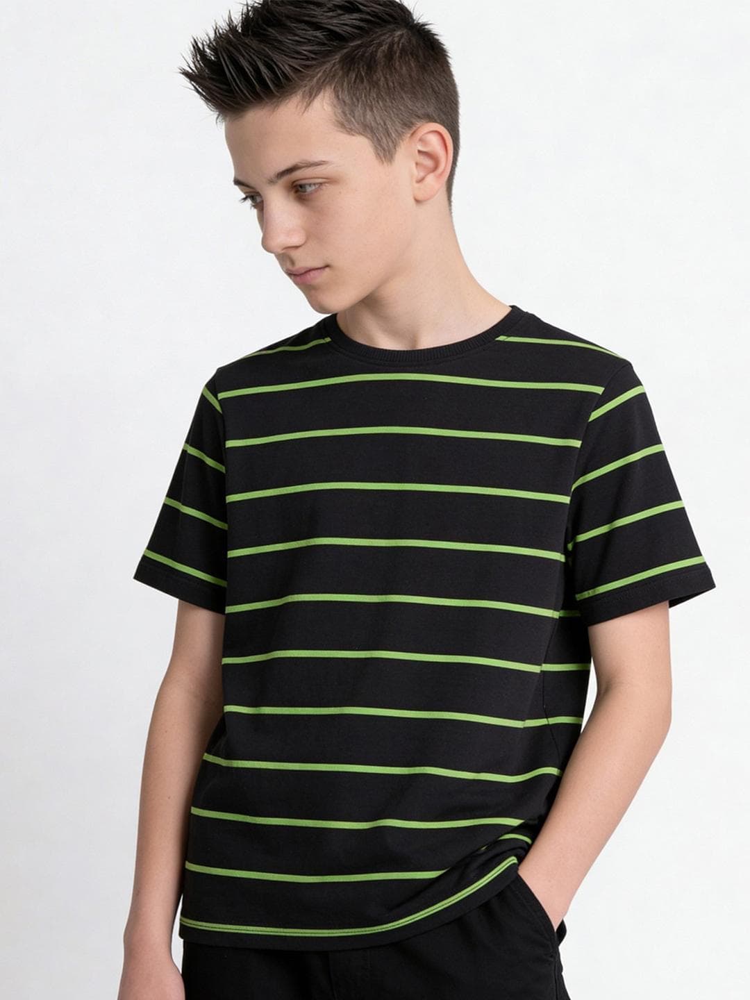 max Boys Striped Tshirts