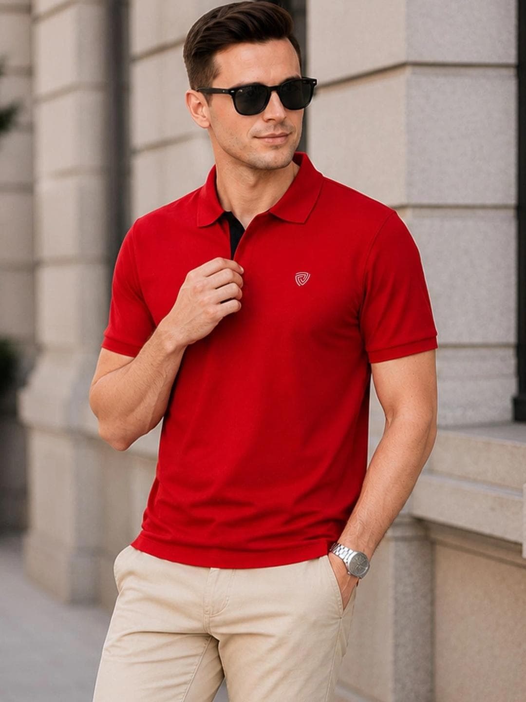 Buy Lux Cozi Polo Collar Lounge Tshirts - - Apparel for Men
