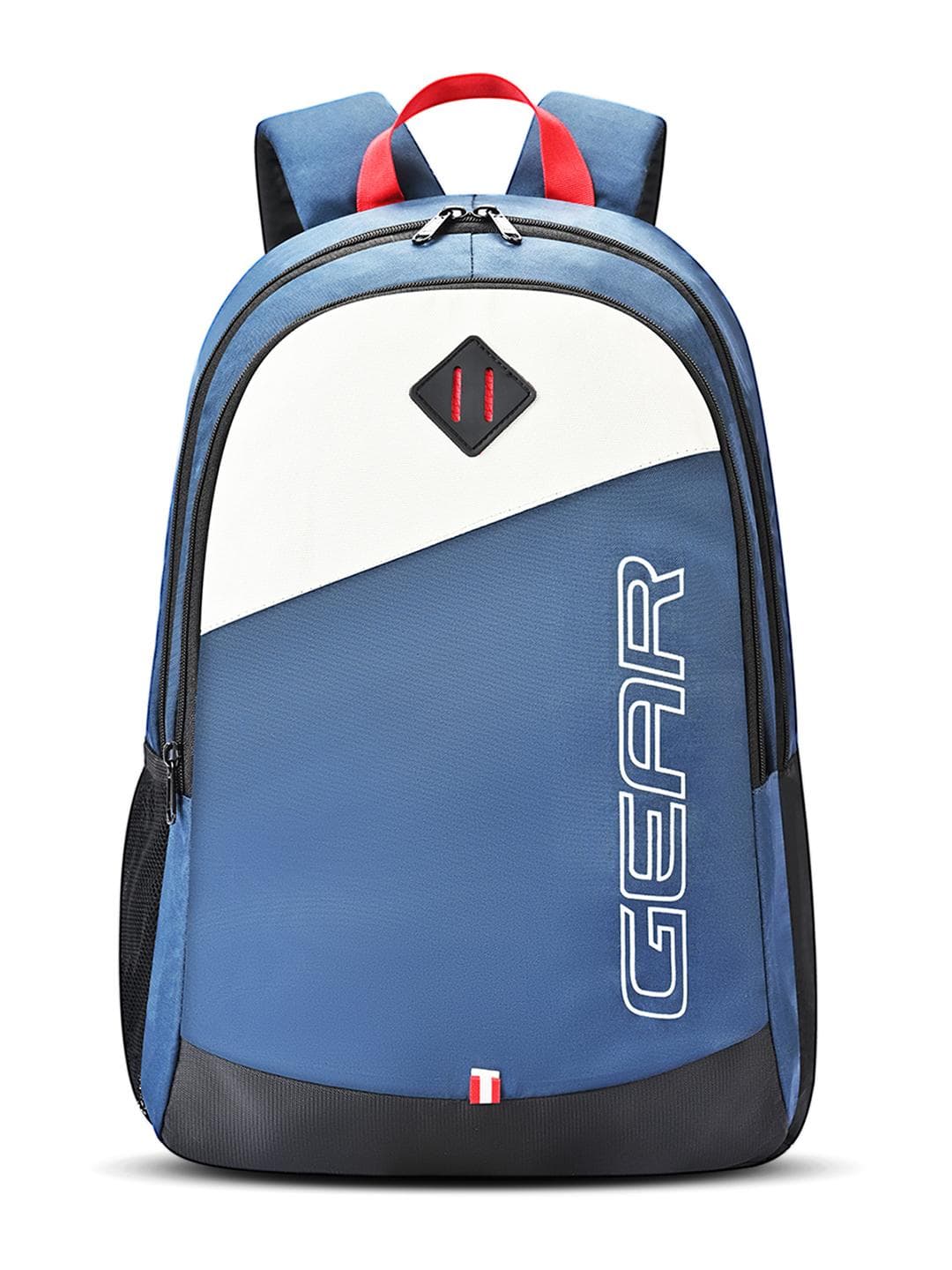 Buy Gear Unisex Blue & White Colourblocked MODERN ECO 5 Backpack - - Accessories for Unisex