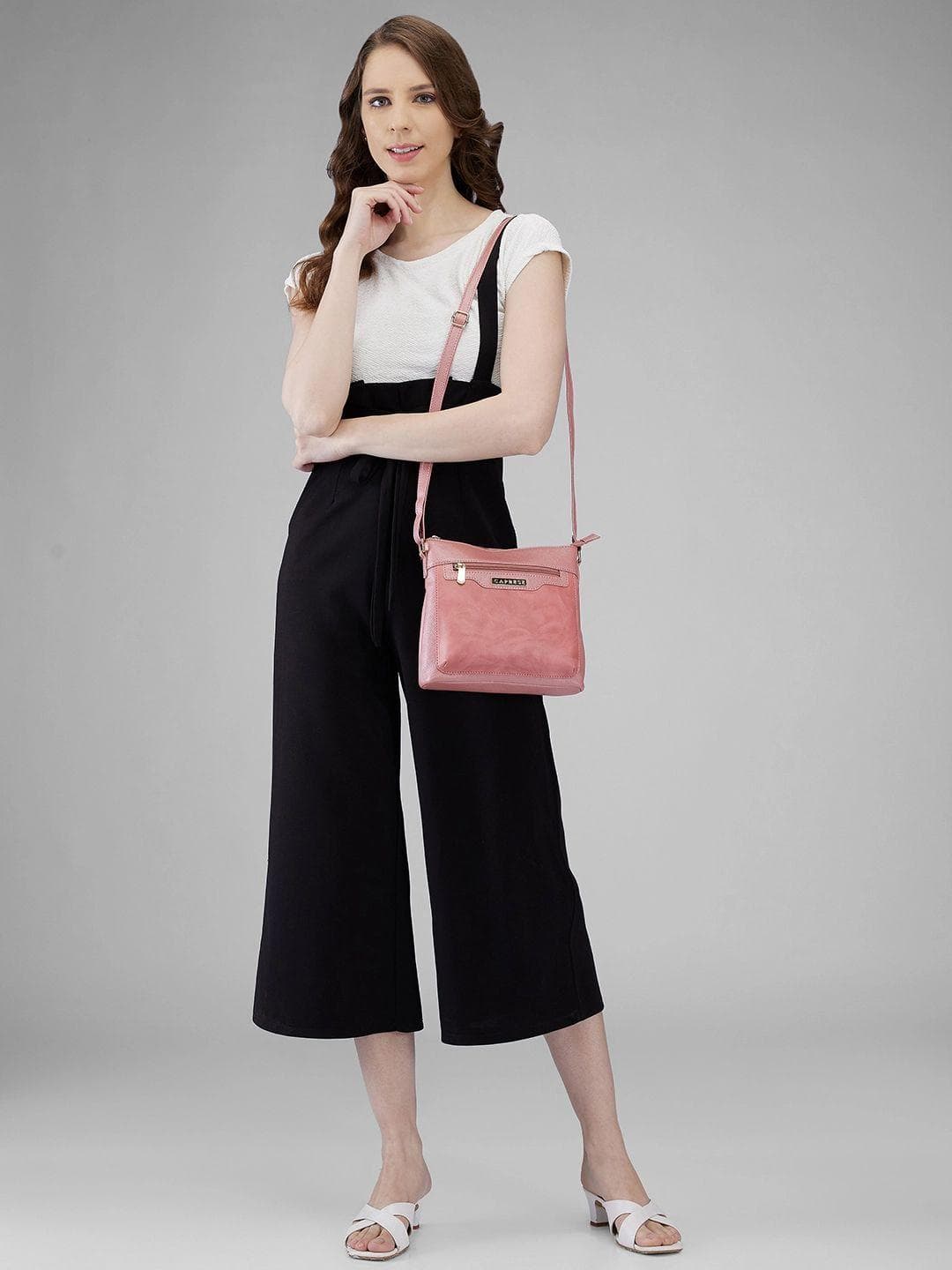 Caprese Austen Women Rose Medium Sling Bag
