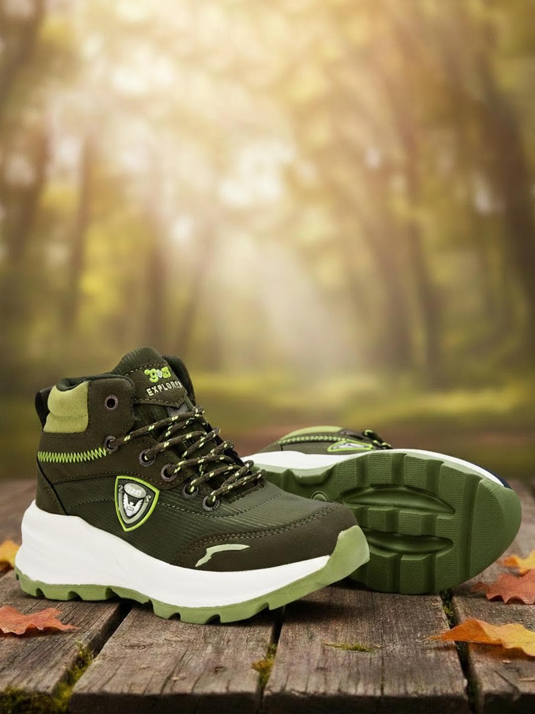 G&D Kids Lace Ups Running Non-Marking Sports Shoes