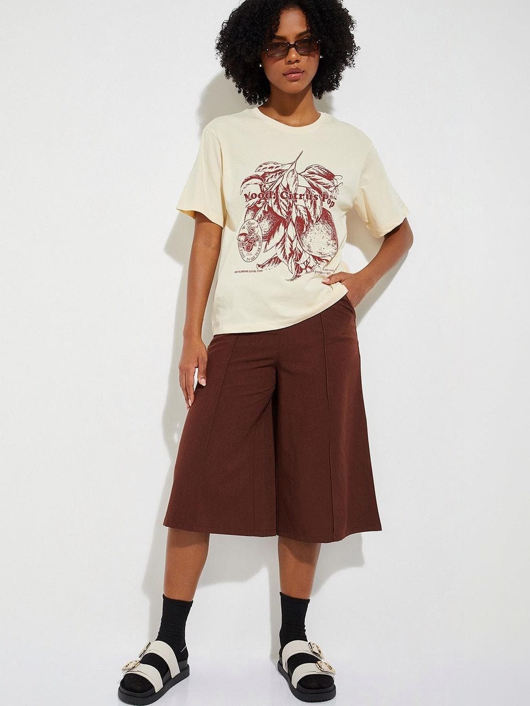 max Urb N Women Printed Relaxed Fit Tshirts
