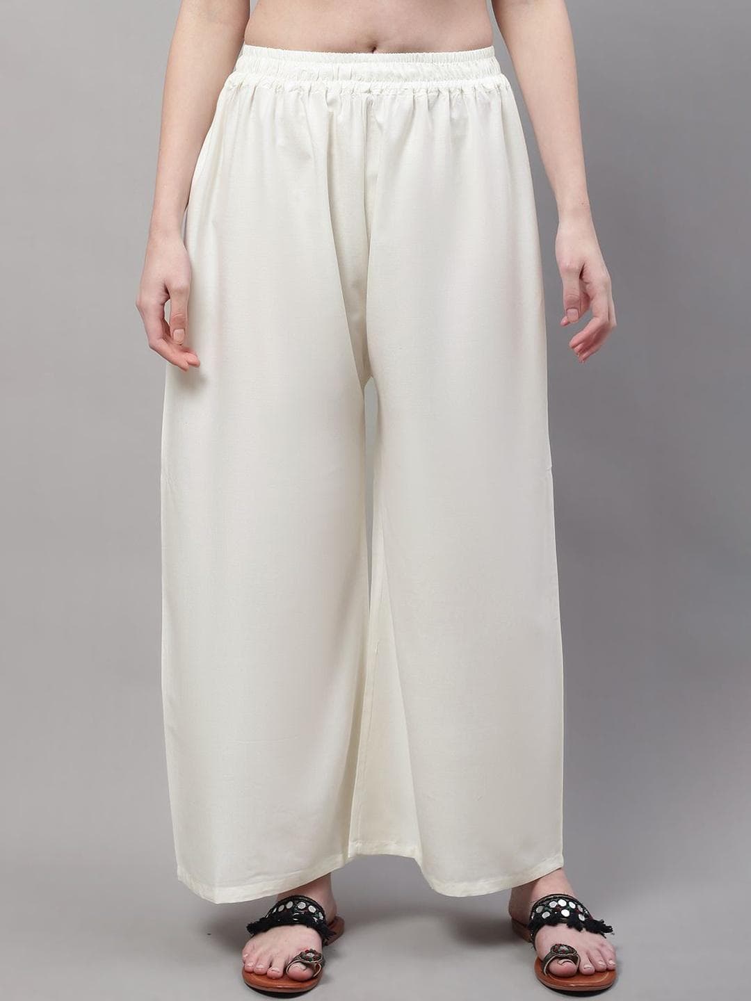 KALINI Women Flared Ethnic Palazzos