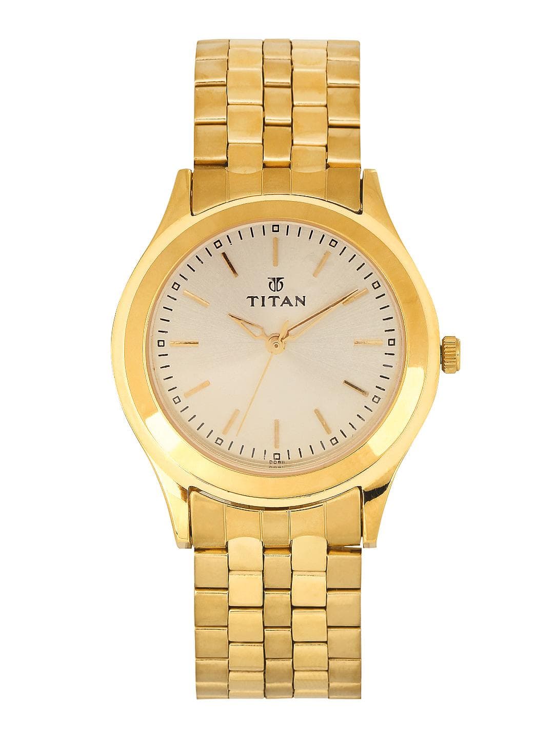 Titan Men Silver-Toned Analogue Watch NJ1648YM02C_BBD