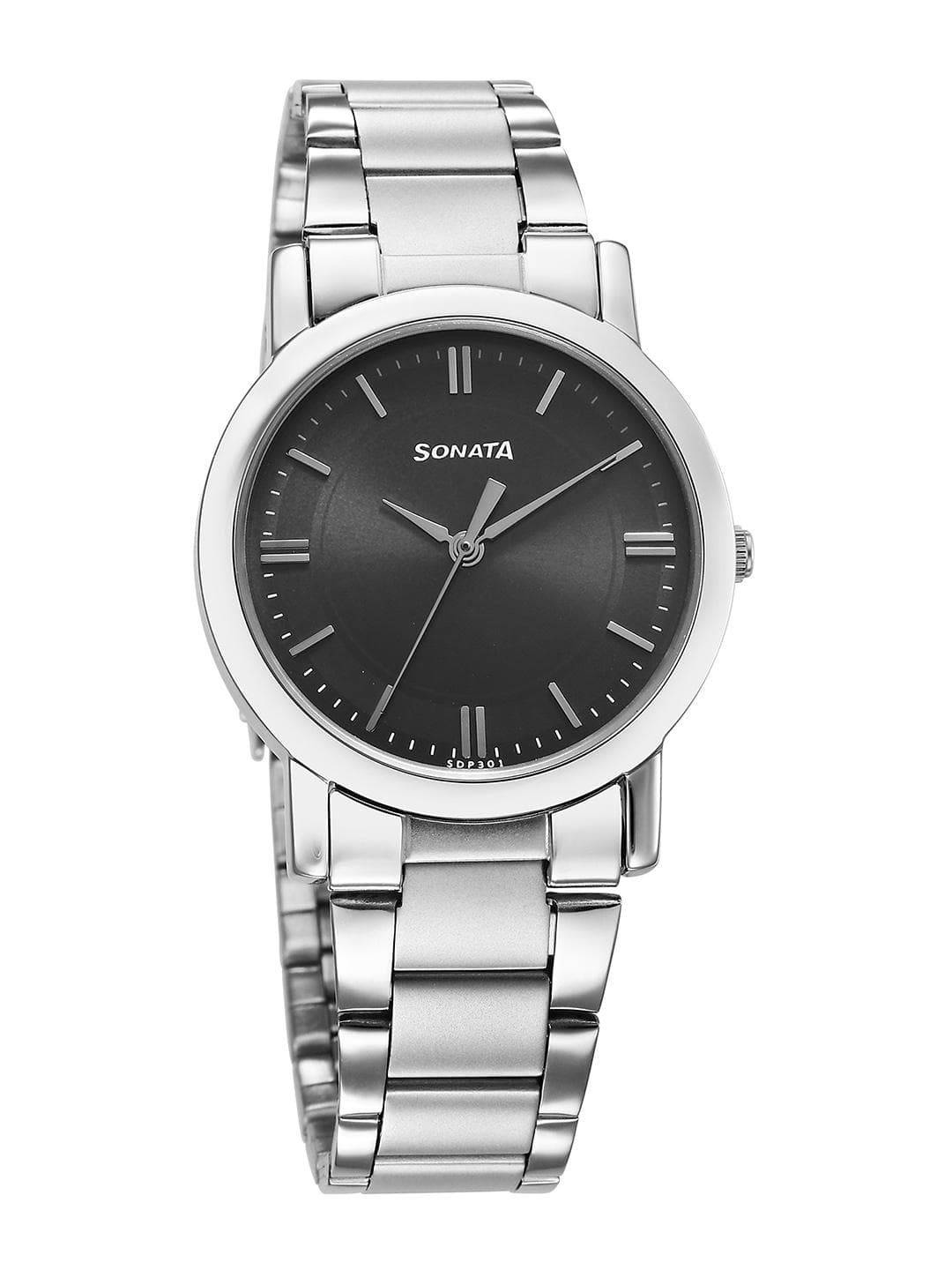Sonata Classic Quartz Analog With Grey Dial Watch For Men - Nt7987sm09w