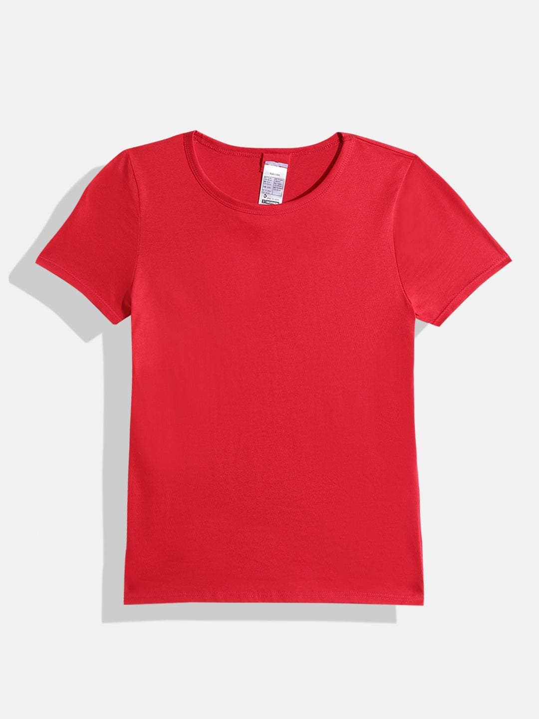 Decathlon Domyos - Boys Red Softness Fitness T-Shirt