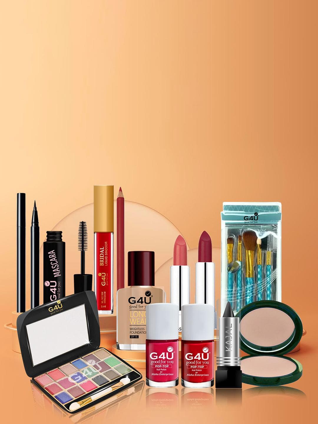 G4U Makeup Kit for women Full Beginner 17 Makeup Products Gift Set 10P23A1085