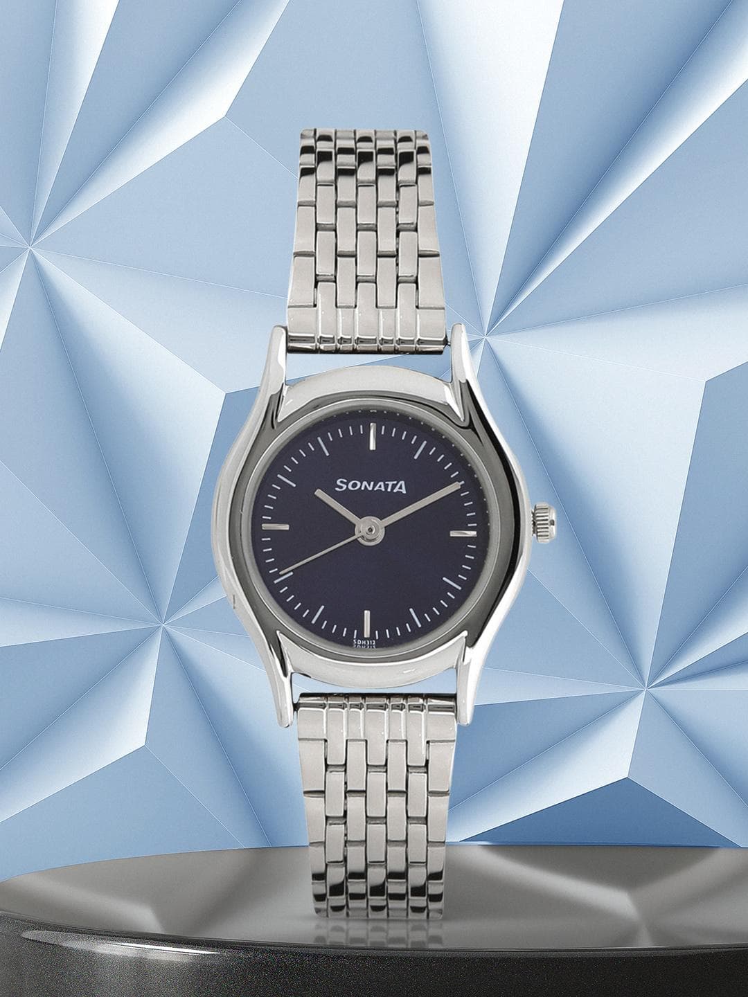 Sonata Essentials Quartz Analog With Midnight Blue Dial Watch For Women - Nt87020sm01