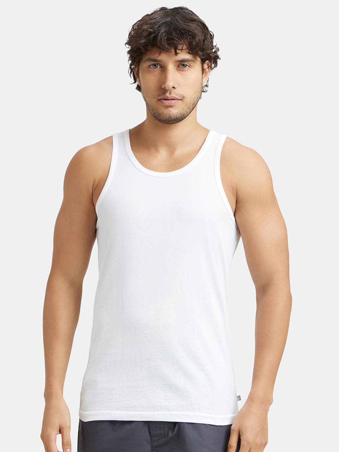 Buy Jockey Combed Cotton Round Neck Sleeveless Vest 8820 - - Apparel for Men