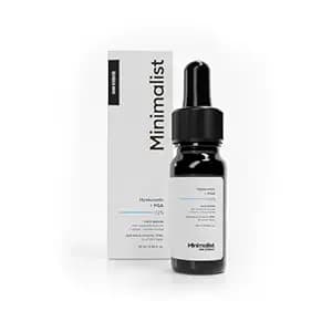 Minimalist 2% Hyaluronic Acid + PGA Serum for Intense Hydration, Glowing Skin & Fine Lines | Daily Hydrating Face Serum For Women & Men with Dry, Normal & Oily Skin | 10 ml