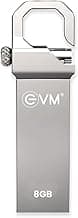 EVM EnStore 8GB USB 2.0 Durable Metal Flash Drive | Dependable 15MB/s Read|Rugged Metal Body | Seamless Plug & Play | Laptop Desktop Car Stereo Set-Top Box | 10 Years Warranty (EVMPD/8GB)