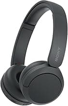 Sony WH-CH520 Wireless Bluetooth Headphones On Ear with Mic, Up to 50Hrs Battery, Quick Charge, DSEE Upscale, Multipoint Connectivity, Voice Assistant, Customized EQ-Black