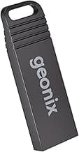 Geonix Pendrive I USB 2.0 I Keyring Design I Lightweight I Variant 4GB I 5 Years Warranty (Black)