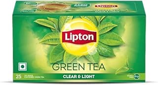 Lipton Clear & Light Green Tea Bags 25 pcs