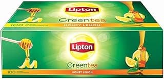 Lipton Green Tea Honey And Lemon - 100 Tea Bags, 300 Grams