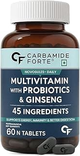 Carbamide Forte Multivitamin Tablet for Men Gym | Multi vitamin Tablet for Men | Multi Vitamin for Mens for Daily Immunity & Energy Support | 60 Tablets