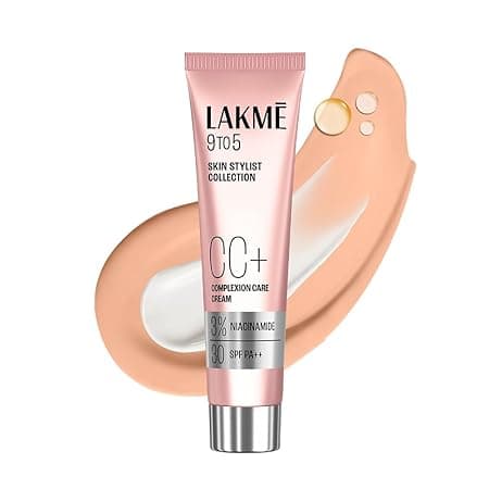 Lakme 9 to 5 CC Cream Beige with 3% Niacinamide Complex SPF 30 PA++| 9g