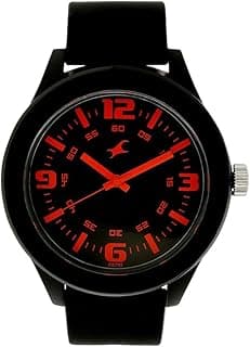Fastrack Neon Quartz Analog Black Dial Black Silicone Strap Unisex Watch - NT38003PP13W